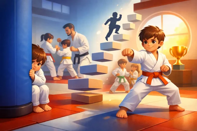 How Martial Arts Helps Shy Children Grow